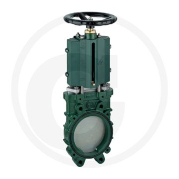 MZ Mestafsluiter Art.0092, 4" - Handwiel, Flens → flens, NW 100mm