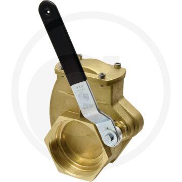 MZ Snelafsluiter Art.0030, 4" - Schuifafsluiter wigvormig, Handhendel, Max. werkdruk 6 bar