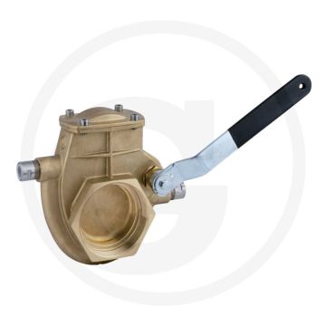 MZ Snelafsluiter Art.0032, 4" Schuifafsluiter wigvormig, Handhendel, NW 93mm.
