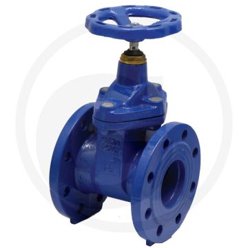 Schuifafsluiter 8" Handwiel, PN 10/16, GGG40, EPDM - NW 200, 16 bar