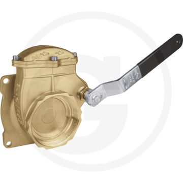 RIV Hendelschuif 6" flens / schroefdraad - NW:144mm, L:525mm, Max. werkdruk:2,5bar