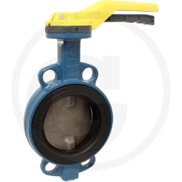 Watergates Absperrklappe DN125 PN16 ((inkl. Rasterhebel / gelb))