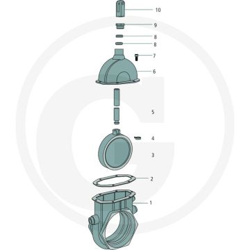 MZ Afsluiterlichaam Verwarmbaar, voor 6" (FOZO0042150001)