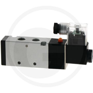 Watergates 5/2 weg magneetventiel Bedrijfsdruk 2 - 8 bar 24 V DC 1/4" (Afb. nr. 4)