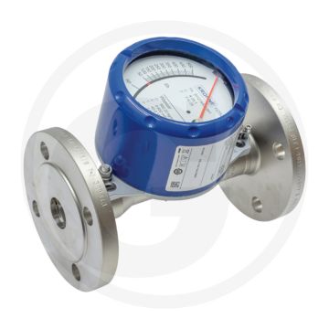 Vlotter doorstroommeetapparaat H250 DN50 PN40 40-400 l/uur IP66/67 120°C 4-20mA 10 Imp/m³