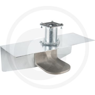 Mestverdeler Eisele, 12-15 m werkbreedte, rubberen mondstuk