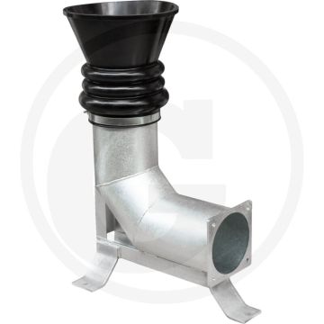 Aandokstation 8" met 8" flens voor cultivator.