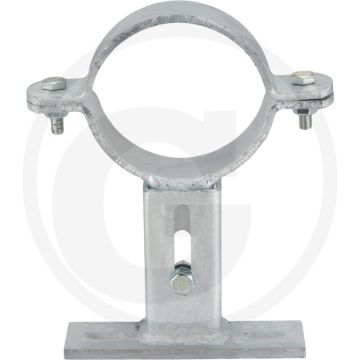 Wandklem voor PVC buis 260-335mm Ø 125mm Gatafstand 120mm
