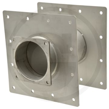 Wanddoorvoer (beidseitig mit einem 6" Flansch)