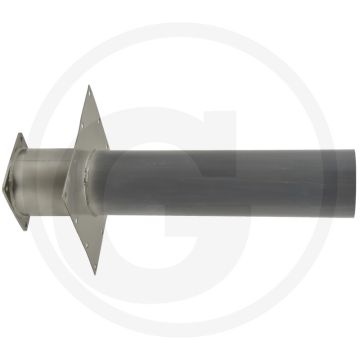 Wanddoorvoer RVS met flens 160 mm
