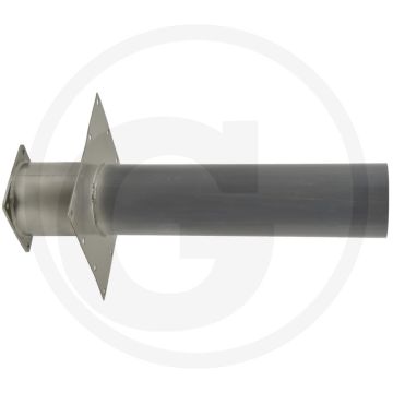Wanddoorvoer RVS met flens 8" / 200 mm