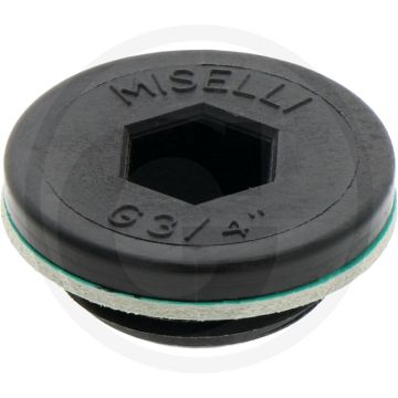 RIV Stop voor transparante beker 3/4" Aansluiting