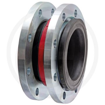 Rubber koppeling (met flens)