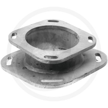 Adapter (van 6" tot 8" 8° helling, lengte 70 mm)