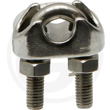 RVS staaldraadklem 8 mm DIN 741