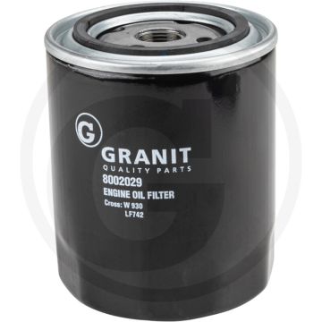 Motoroliefilter MWM TBG 620 V12, V16 - 93mm Ø - 62mm B - 71mm H