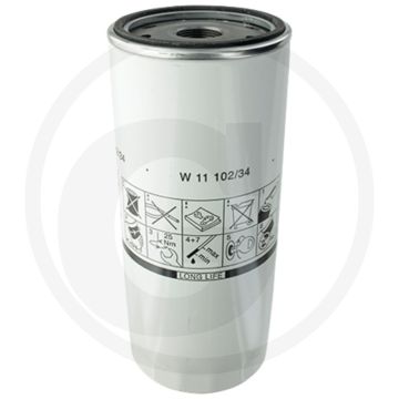 MANN FILTER Motoroliefilter - Caterpillar, Volvo, Ø108mm, H262mm