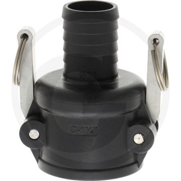 Camlock M-Teil Typ C 1 1/4 x Tülle Ø30mm (mit Schlauchtülle)
