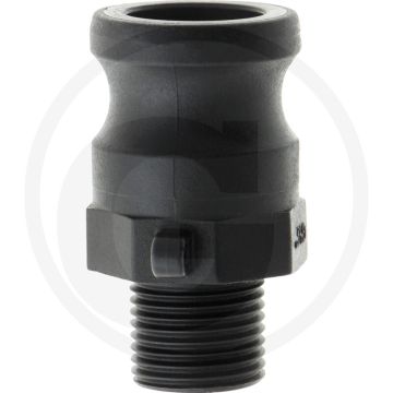 Camlock V-Teil Typ F 3/4 x 1/2" (mit Außengwinde)