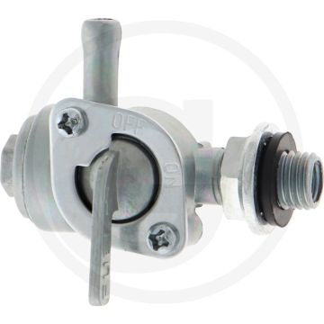 Kraftstoffhahn - Highfine-Generatoren, Slang-Ø 6,3mm, M10 x 1,25, Briggs & Stratton.