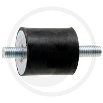 AS-Motor Trillingsdemper 53 B1 - Afmetingen: 65,5 x 33 x 30 mm