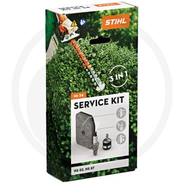 Stihl servicekit 34 + luchtfilter, bougie, brandstoffilter - HS82, HS87