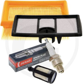 Onderhoudskit Stihl TS700/TS800 - 1x luchtfilter, 1x voorfilter, 1x bougie, 1x brandstoffilter