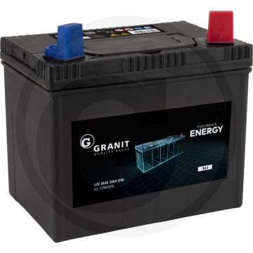 ENDURANCE ENERGY Accu 12V / 30Ah - Onderhoudsvrij, Gevuld, Voorgeladen