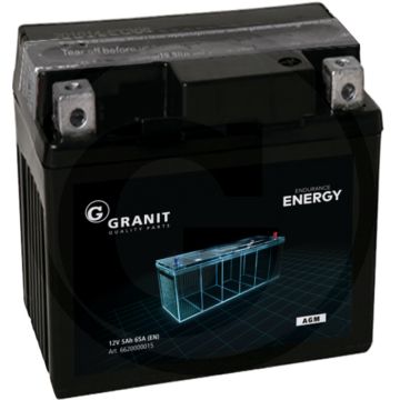 Accu 12 V / 5 Ah - Koudstart (EN): 65