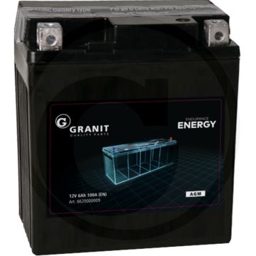 Accu 12 V / 6 Ah - Koudstart 100 EN