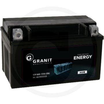 Accu 12V / 6Ah - Koudstart 135 EN