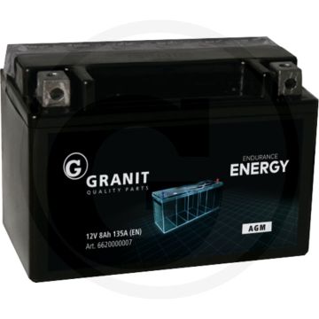 Accu 12 V / 8 Ah - Koudstart 135 EN