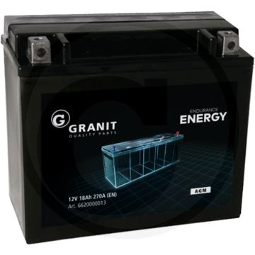 Accu 12V / 18Ah - Koudstart 270 EN