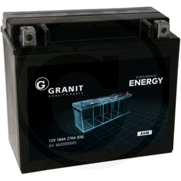 Accu 12V / 18Ah - Koudstart 270 EN
