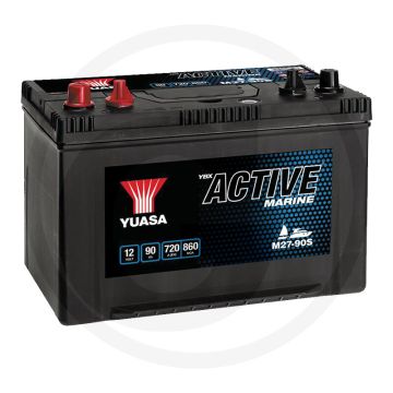 Yuasa Accu 90Ah 720EN 12V B1 304x173x225mm - Boten, marine, waterscooters