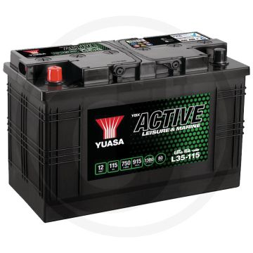 Yuasa Accu 115Ah 750EN 12V Ca/Ca - Caravans en campers