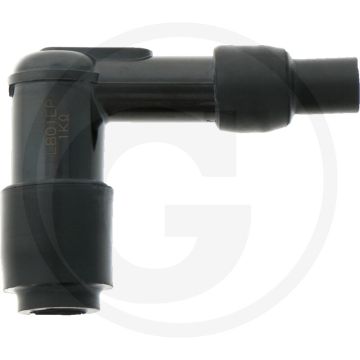NGK Bougiedop (90° gehoekt, 1 kOhm weerstand, beschermt tegen spatwater )