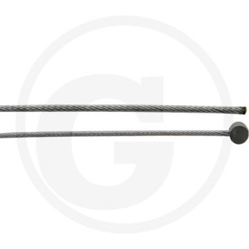 Kabel 2500mm Lengte 1,6mm Ø - 6 x 4mm Nippel