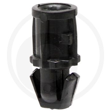 Adapter voor bedieningskabel + Eindstuk "klick" kunststof