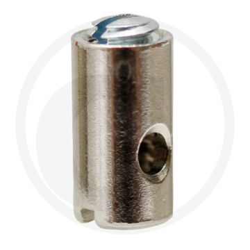 Schroefnippel met schroef, Ø 5,5mm, Lengte 10mm - 20 stuks