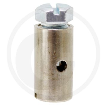Schroefnippel 8mm, 15mm lengte, 20 stuks