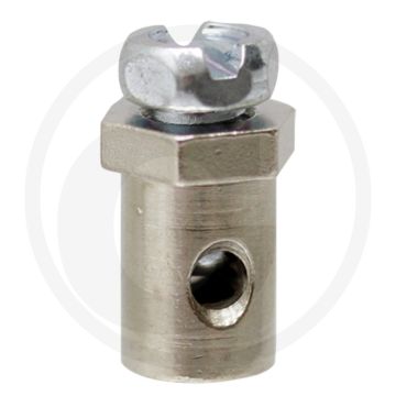 Schroefnippel 6mm Ø, 10,2mm L, 7mm sleutel - 20 stuks