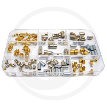 Schroefnippel assortiment 122-delig.