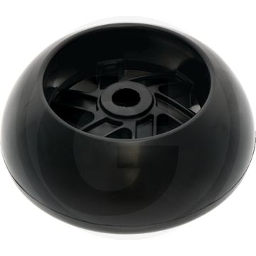 Steunrol - Buiten-Ø: 124mm, As-Ø: 12,7mm, Wielbreedte: 47,6mm - Husqvarna, AYP & Rally