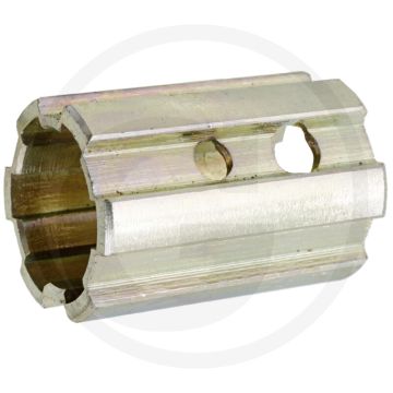 Verloopbus 1 3/8" 6 spline - 1 1/8" 6 spline, Lengte 50mm