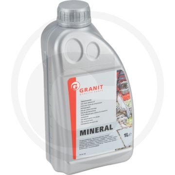 Minerale kettingzaagolie 1 liter (GRANIT minerale kettingzaagolie, ISO VG 100)