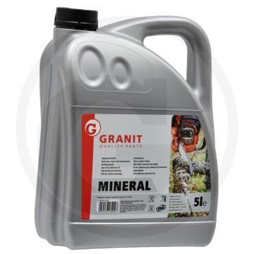 Minerale kettingzaagolie 5 liter (GRANIT minerale kettingzaagolie, ISO VG 101)