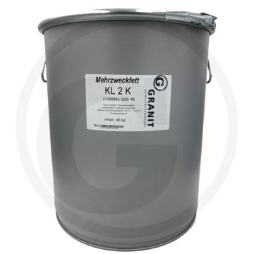Multifunctioneel vet KL2K 46 kg - NLGI-klasse 2, Temperatuurbereik: -30°C tot +120°C