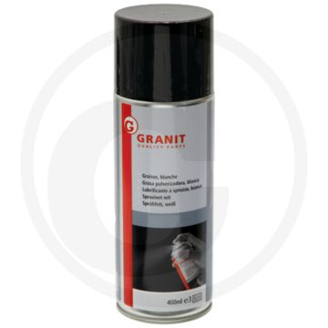 Spuitvet wit 400 ml - Minerale oliebasis, corrosiebescherming, -15°C tot +130°C.