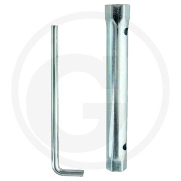 Zündkerzenschlüssel 16/19 mm - Lengte 190 mm